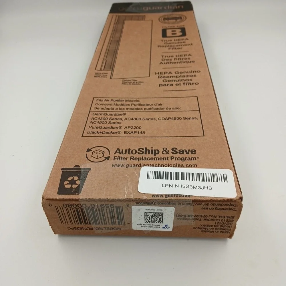 Genuine GermGuardian Filter Size B HEPA Air Purifier‎ FLT4825PC FLT4825 AC4300